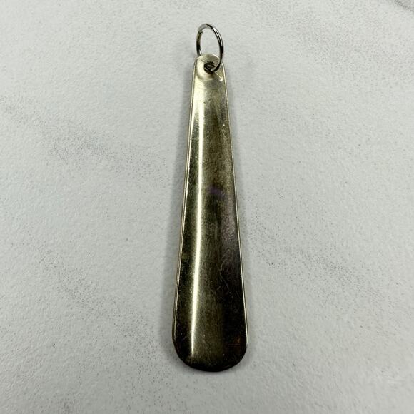 Vintage Alpaca Silver Tone Upcycled Pendant - Picture 1 of 9
